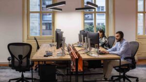 workers in a MSP providing managed IT services