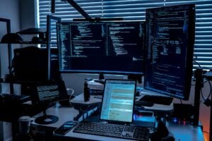 Secure workstation monitors for CMMC compliance